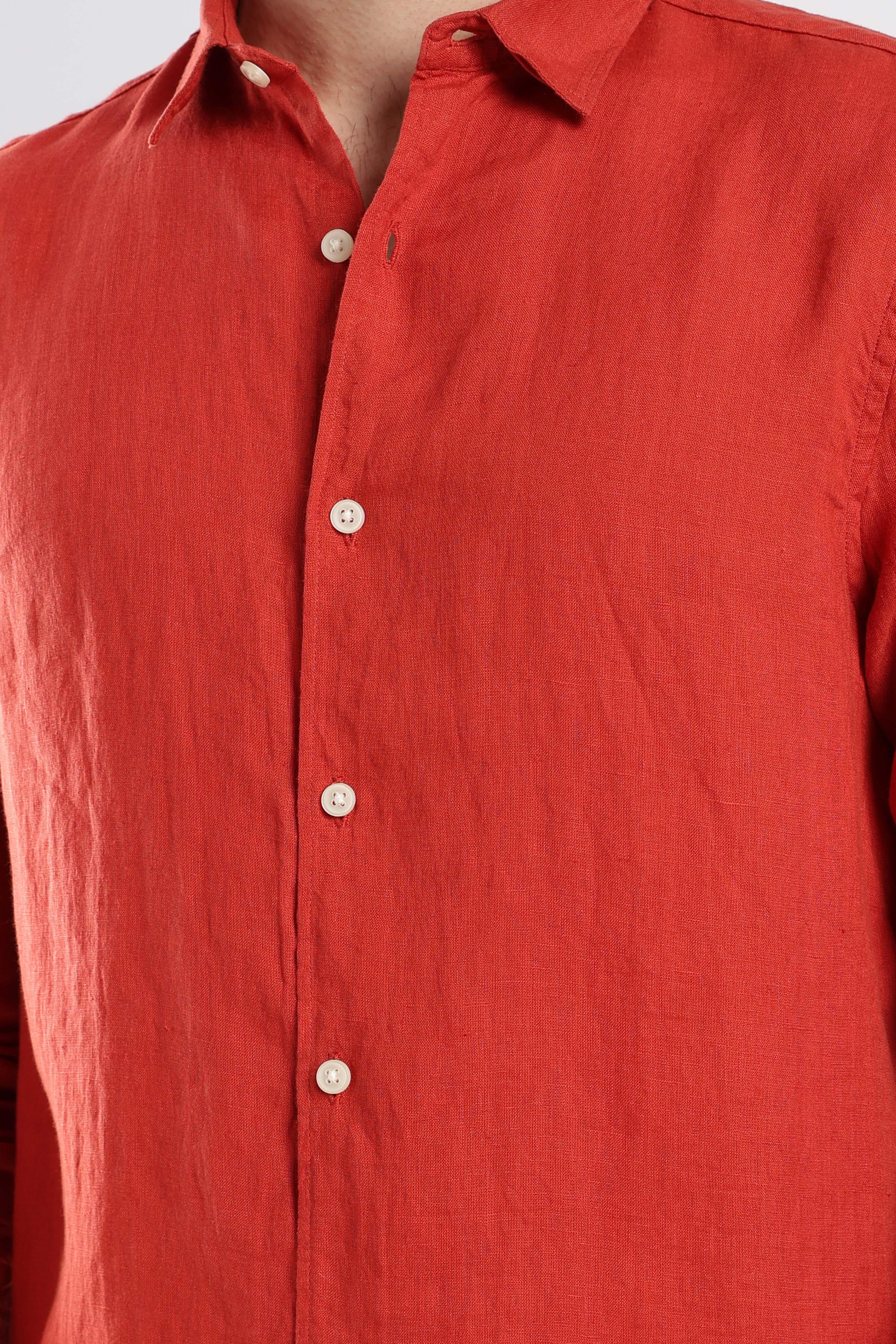 100% Linen Regular Fit Shirt - Image 4