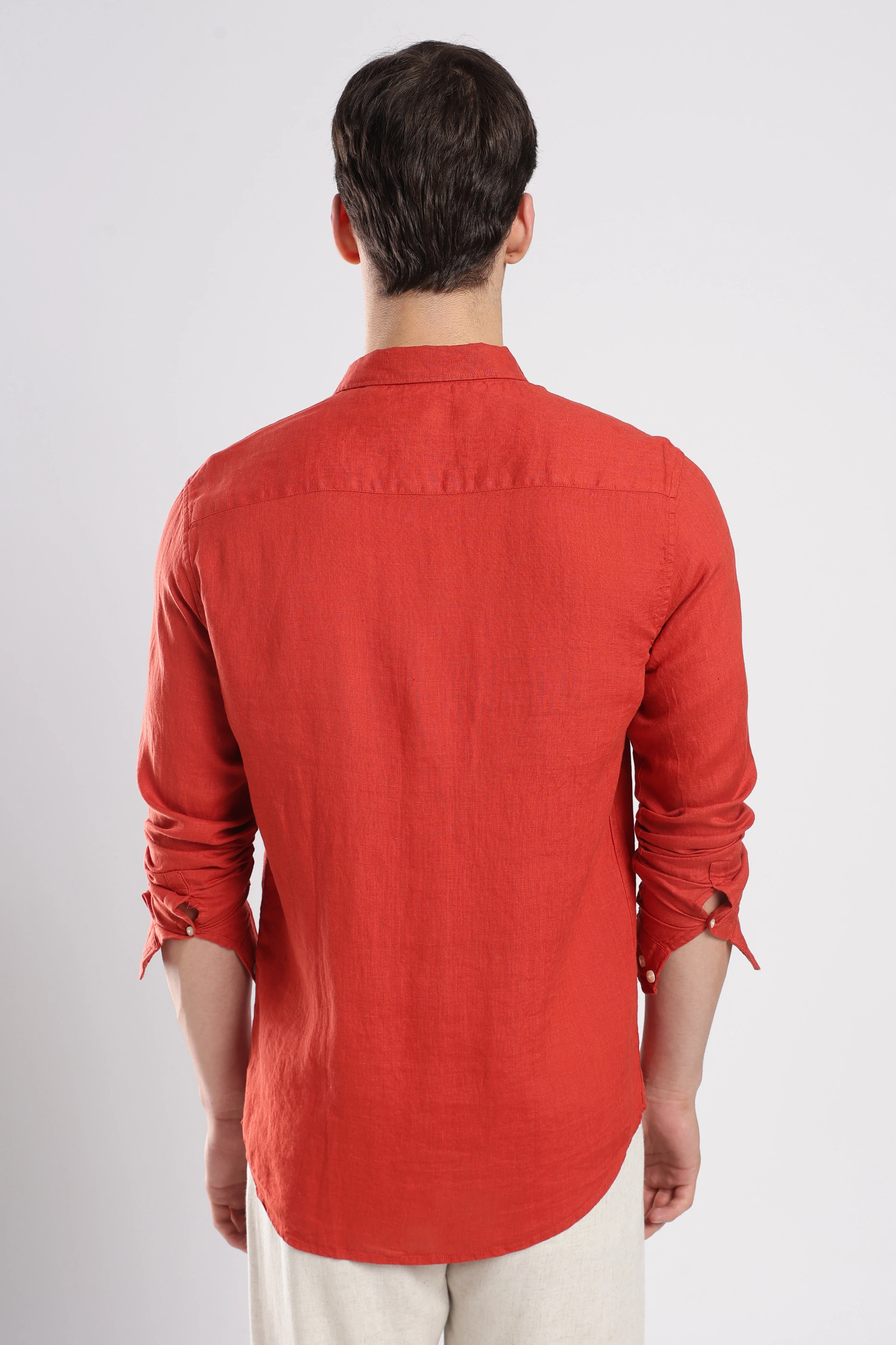 100% Linen Regular Fit Shirt - Image 6