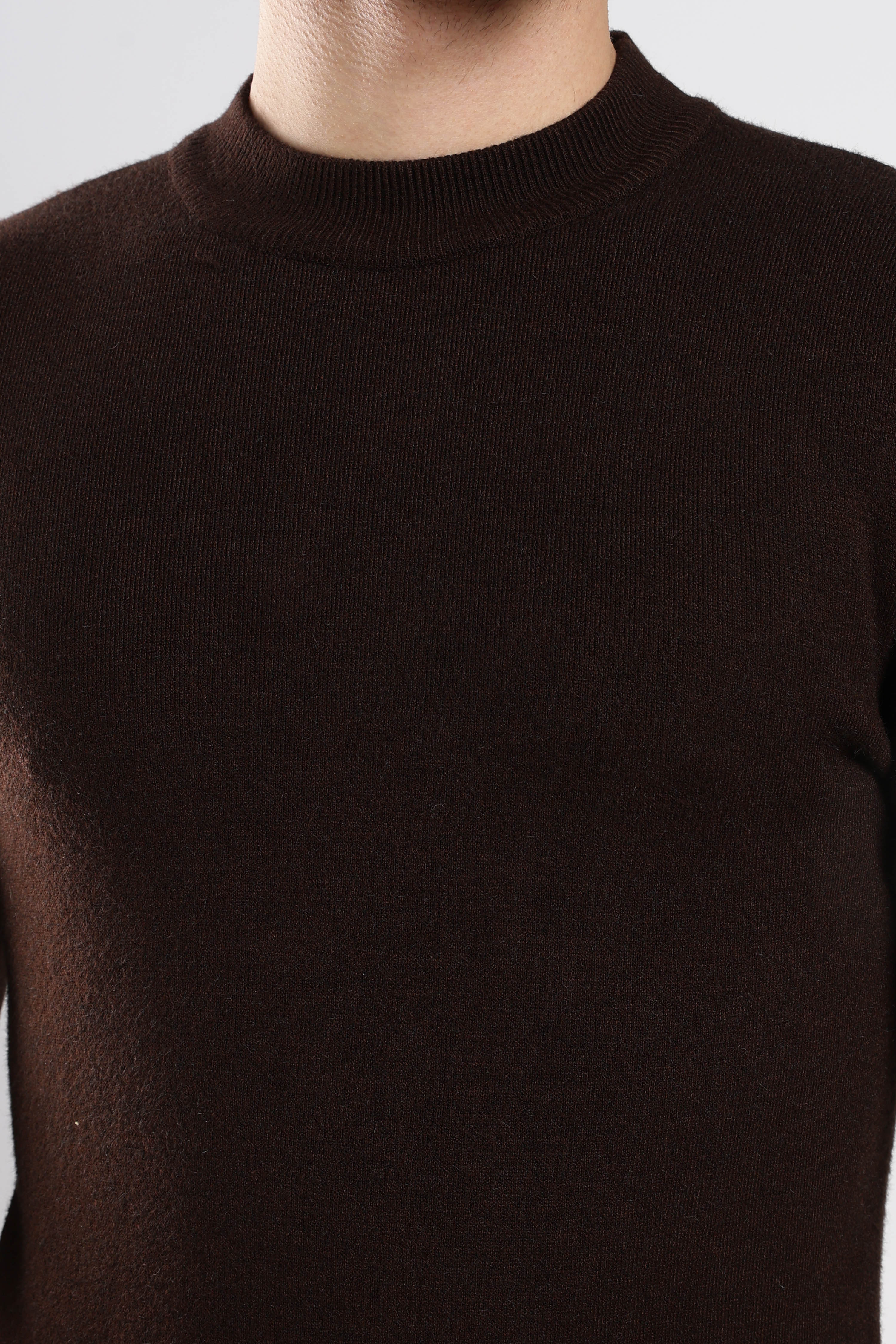 Brown FeatherSoft Comfort Sweater - Image 4