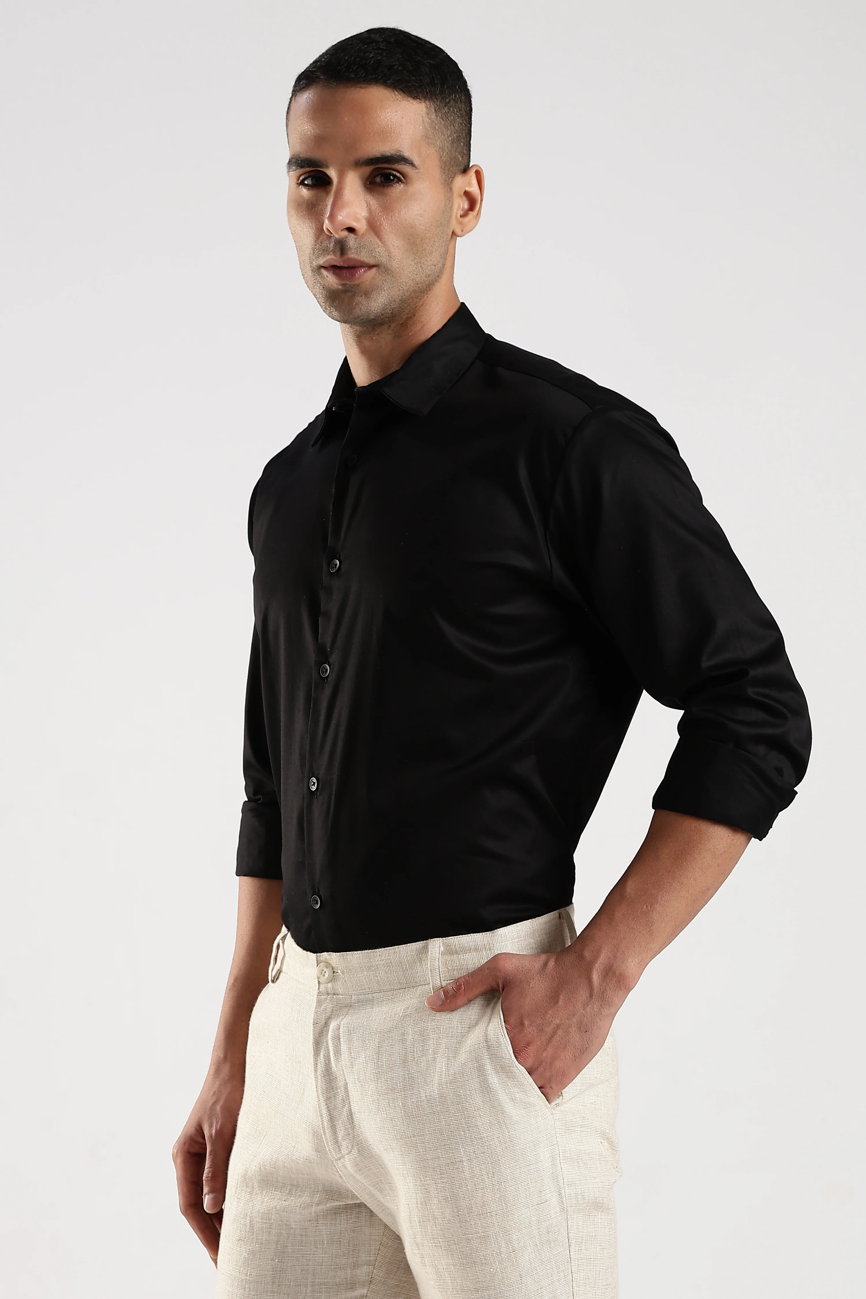 Black Dress Shirt - Image 3
