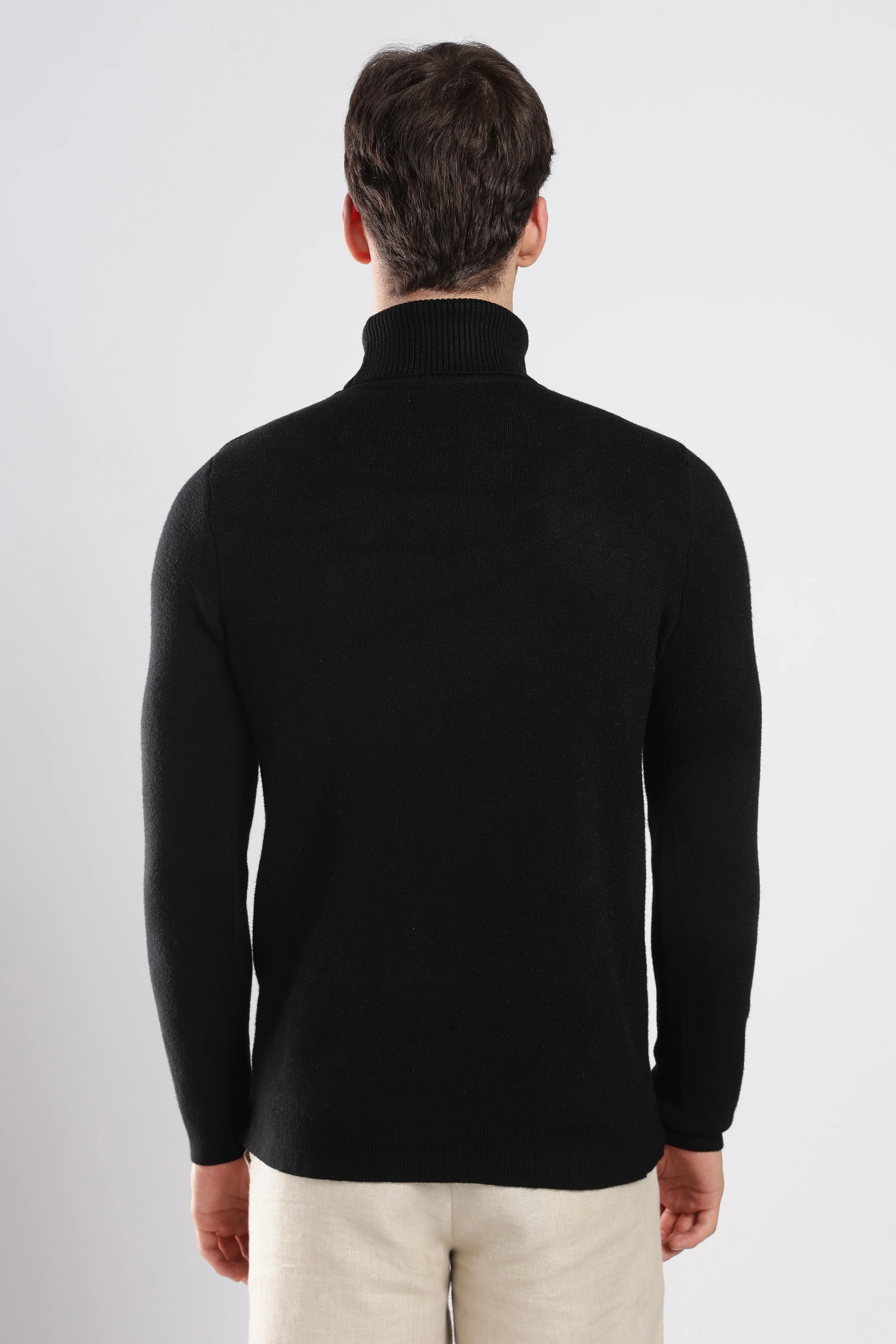 Black Feathersoft Turtleneck - Image 6