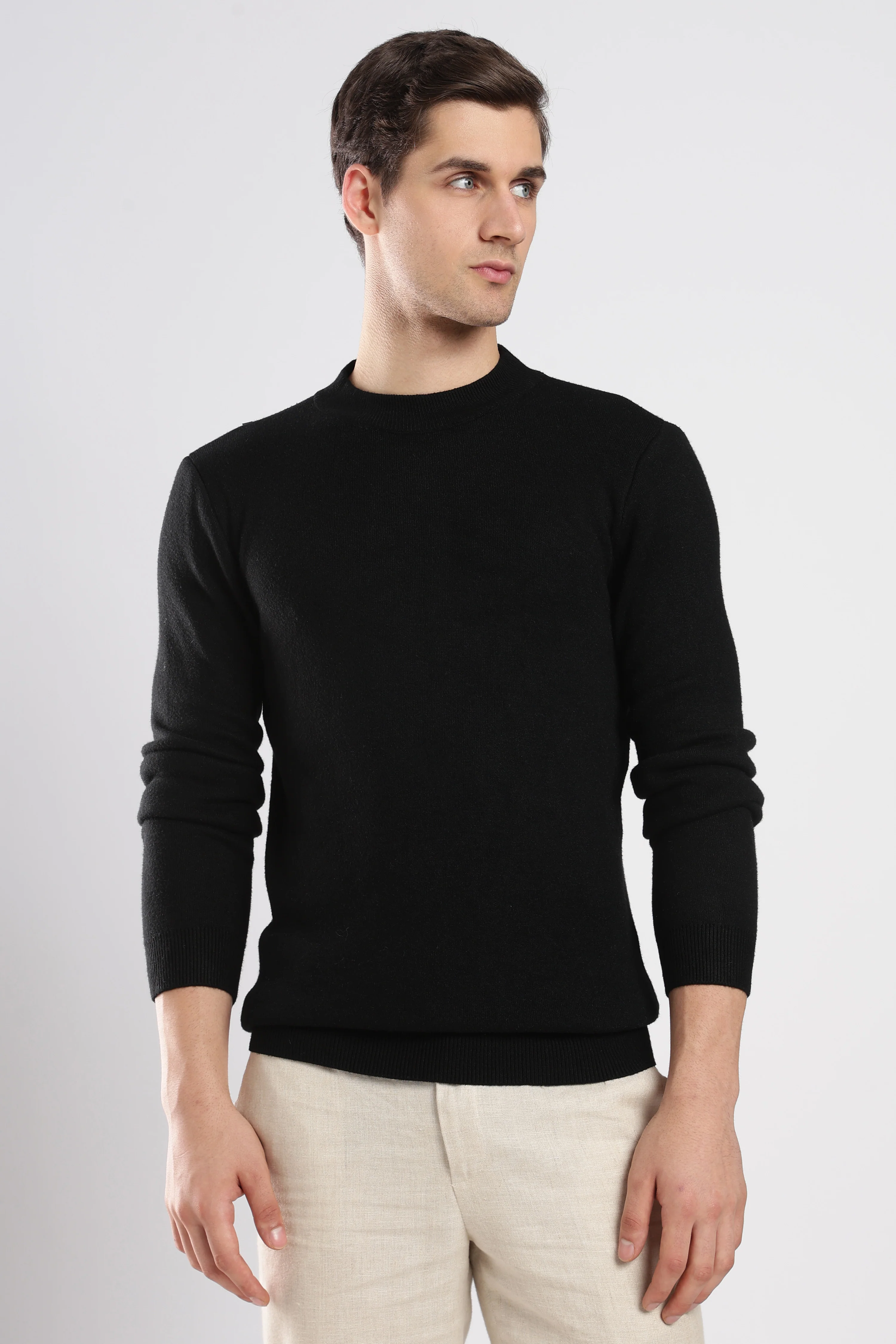 Black FeatherSoft Comfort Sweater - Image 4