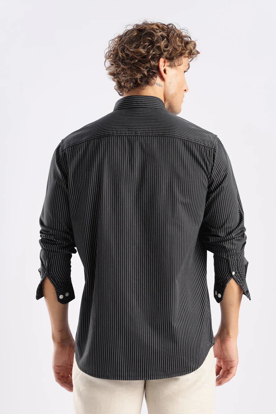 Black Striped Shirt - Image 2