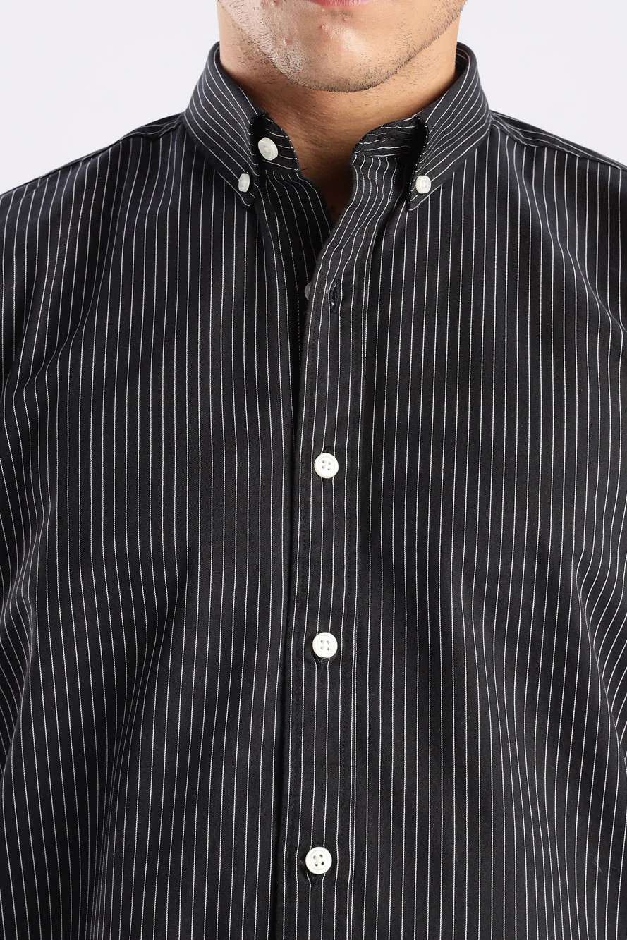 Black Striped Shirt - Image 3