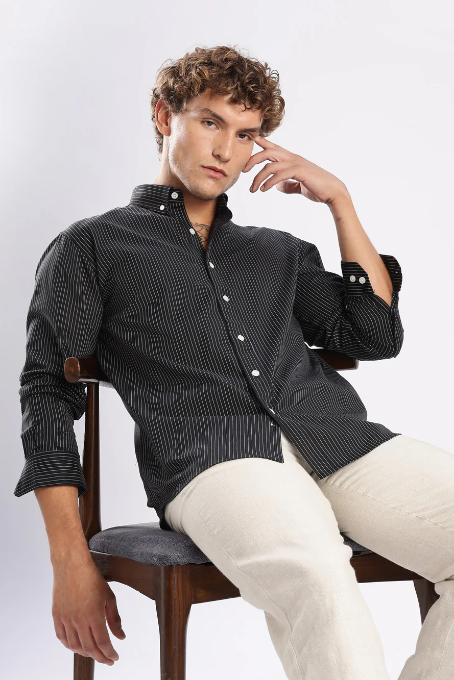 Black Striped Shirt - Image 5