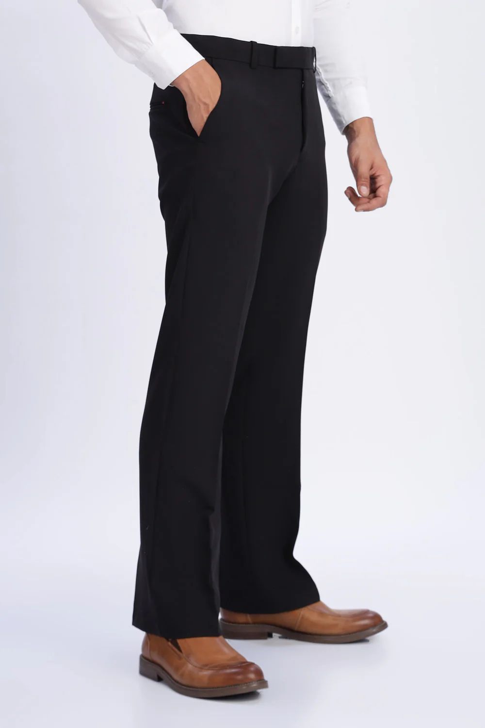 Boot Cut Black Trousers - Image 4