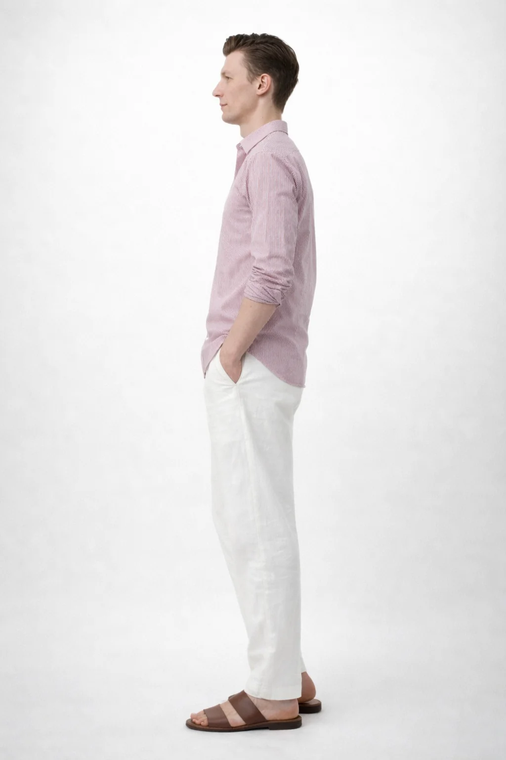 Brown Striped Shirt - Image 3