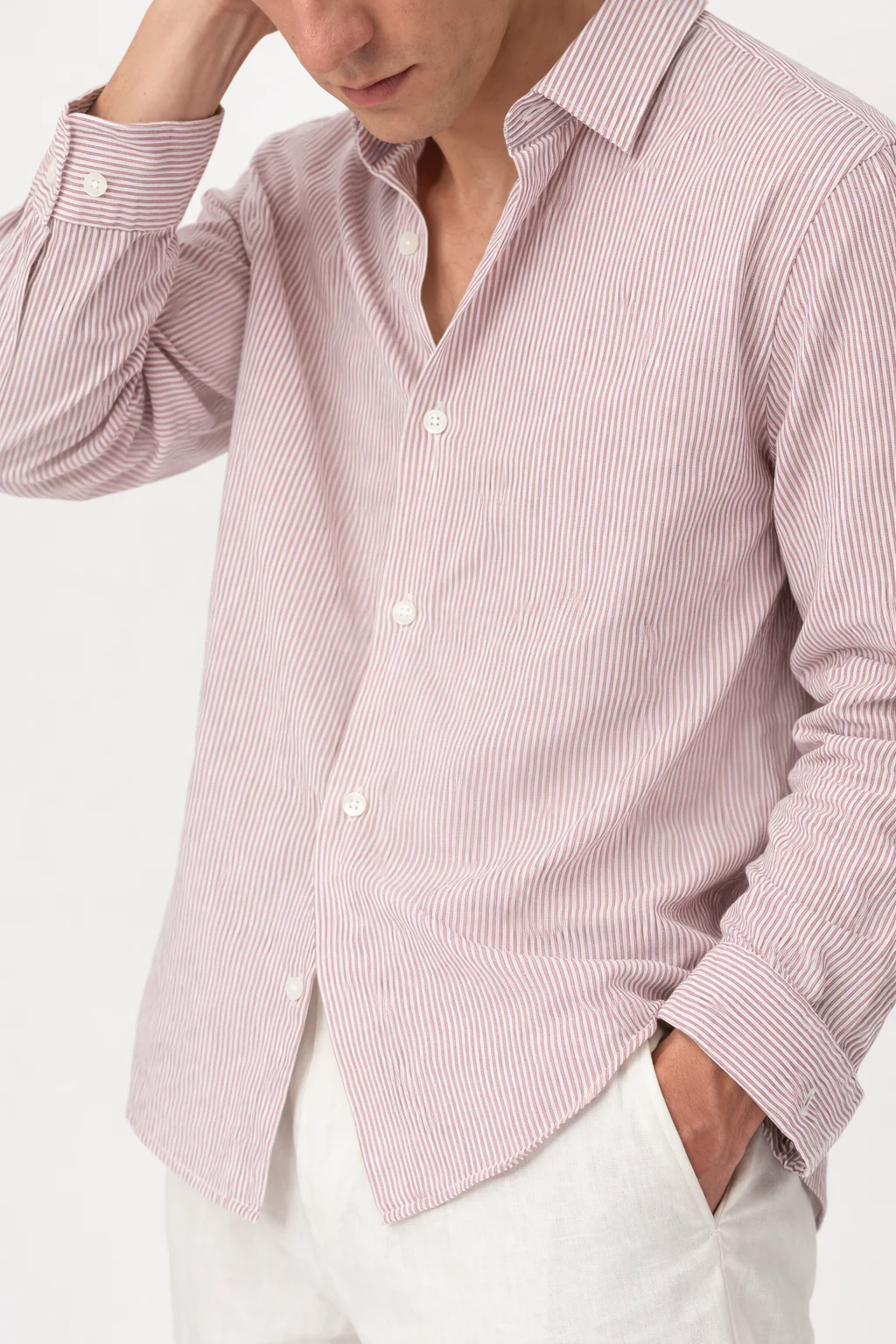 Brown Striped Shirt - Image 5