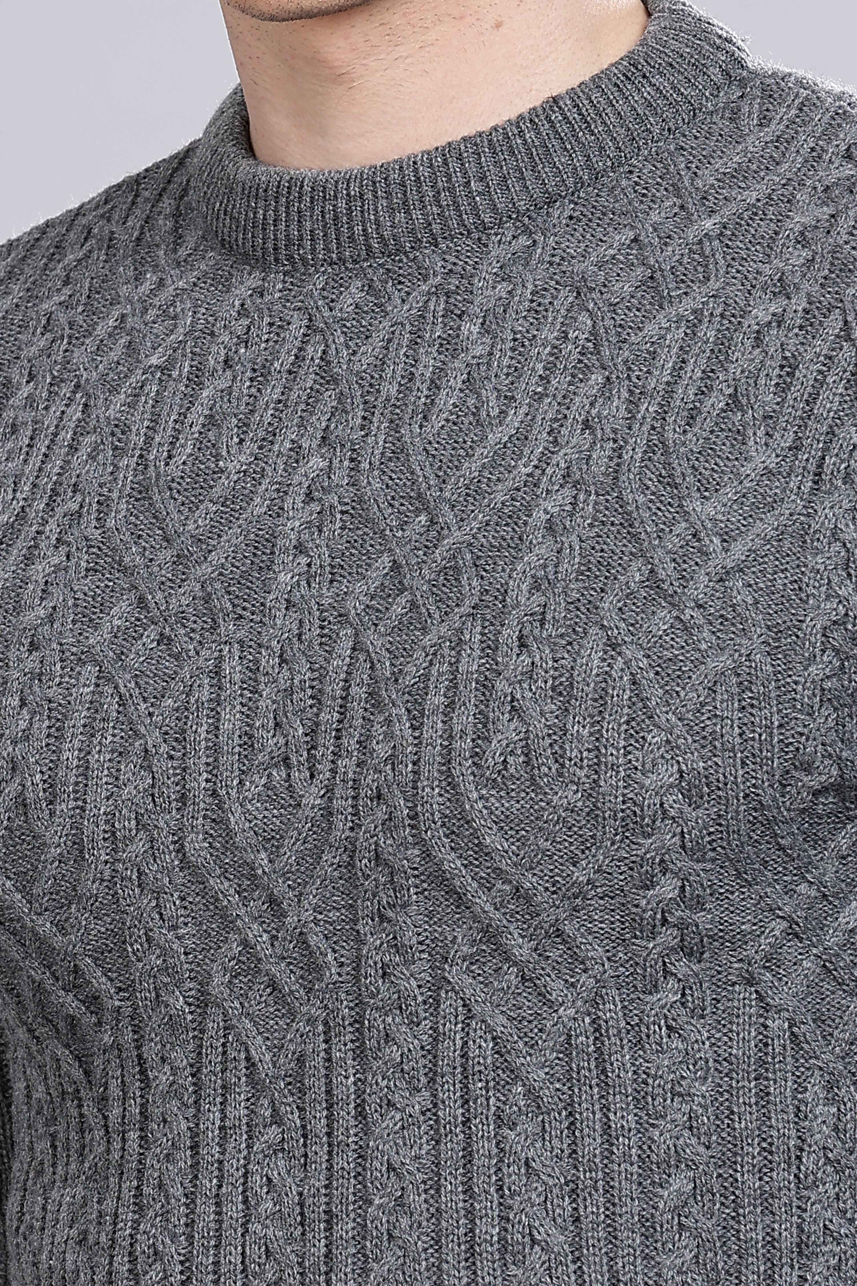 Textured Grey Sweatshirt - Image 5