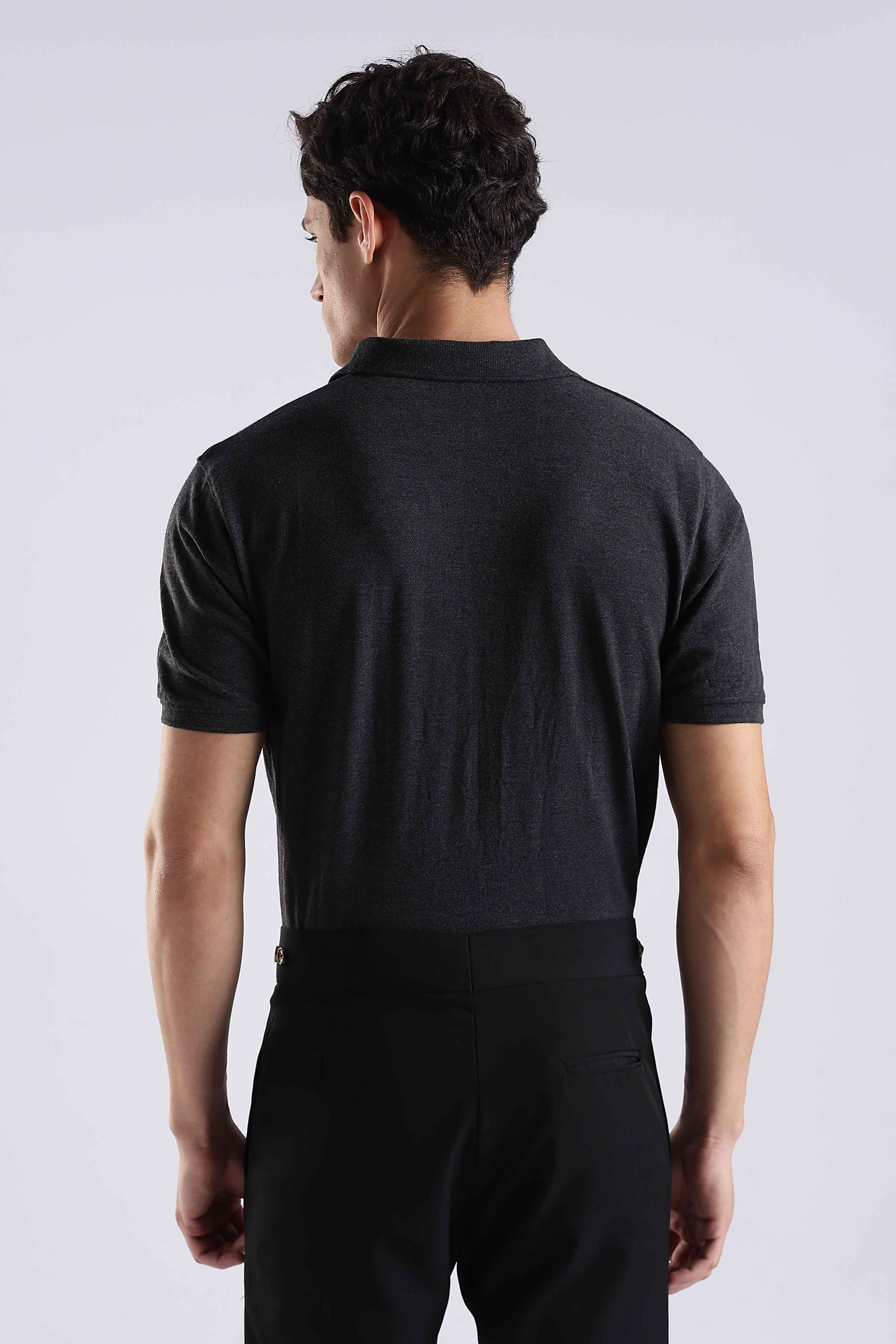 Charcoal Polo Shirt - Image 4