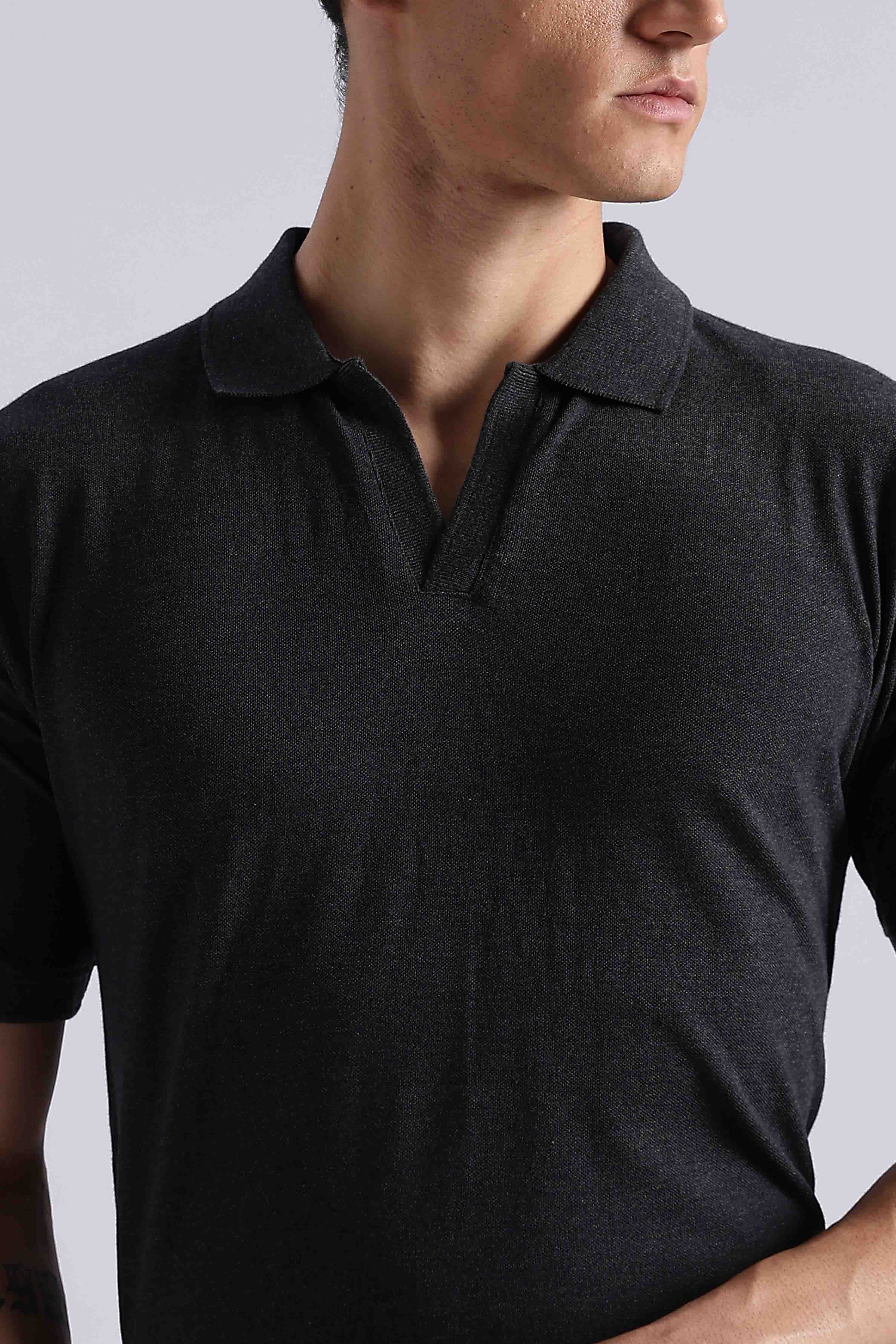 Charcoal Polo Shirt - Image 6