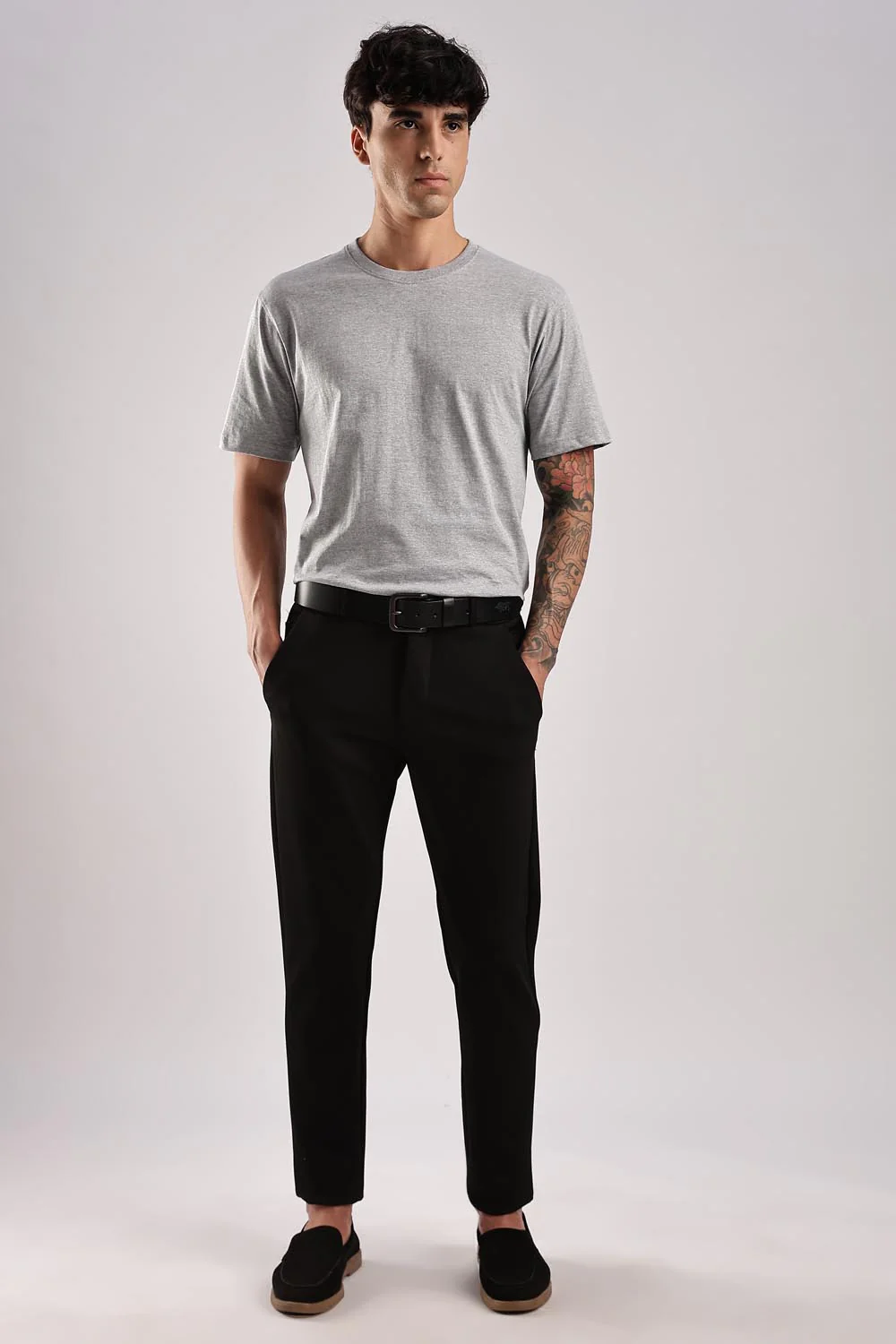 Grey 100% Cotton Tshirt - Image 6