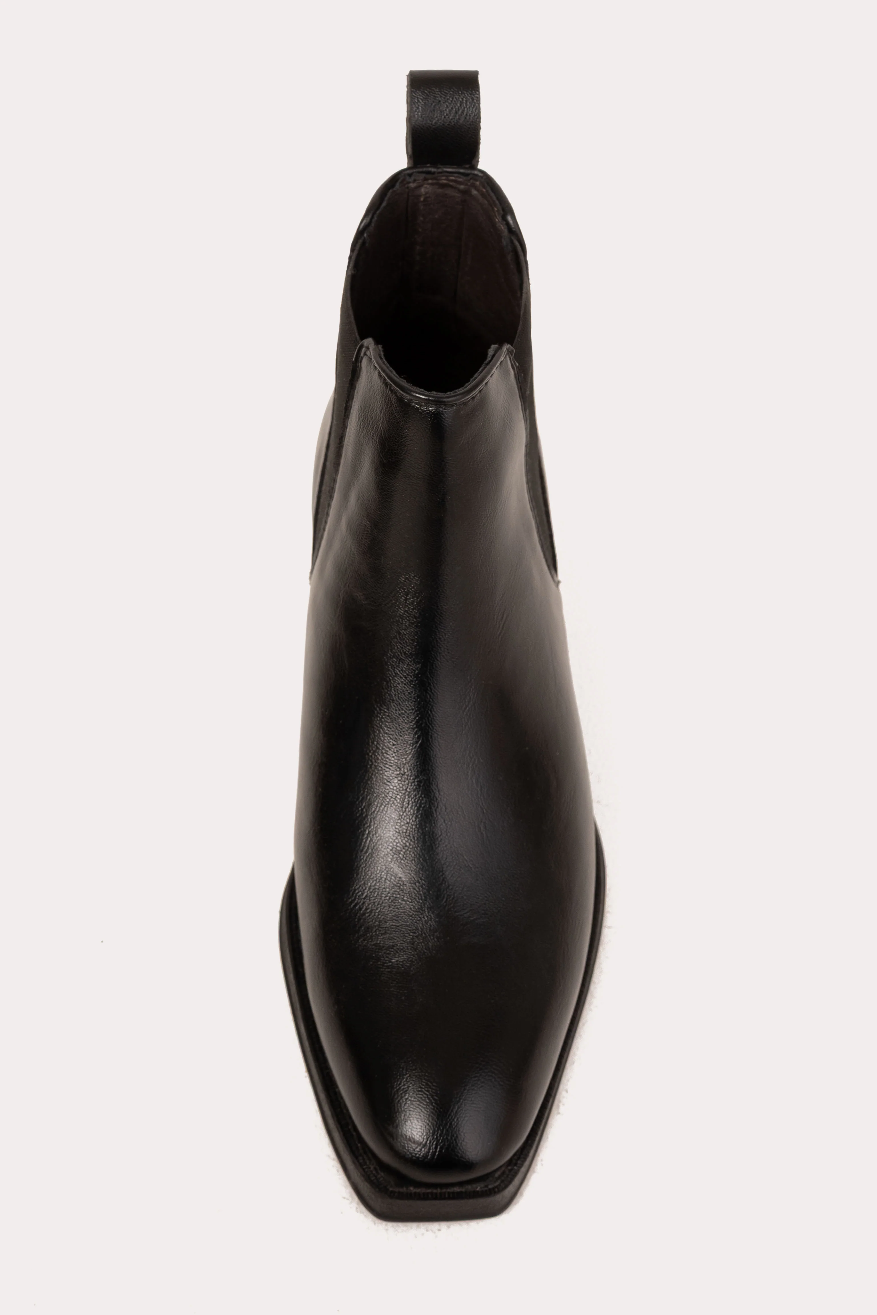 Black Leather Chelsea Boots - Image 3