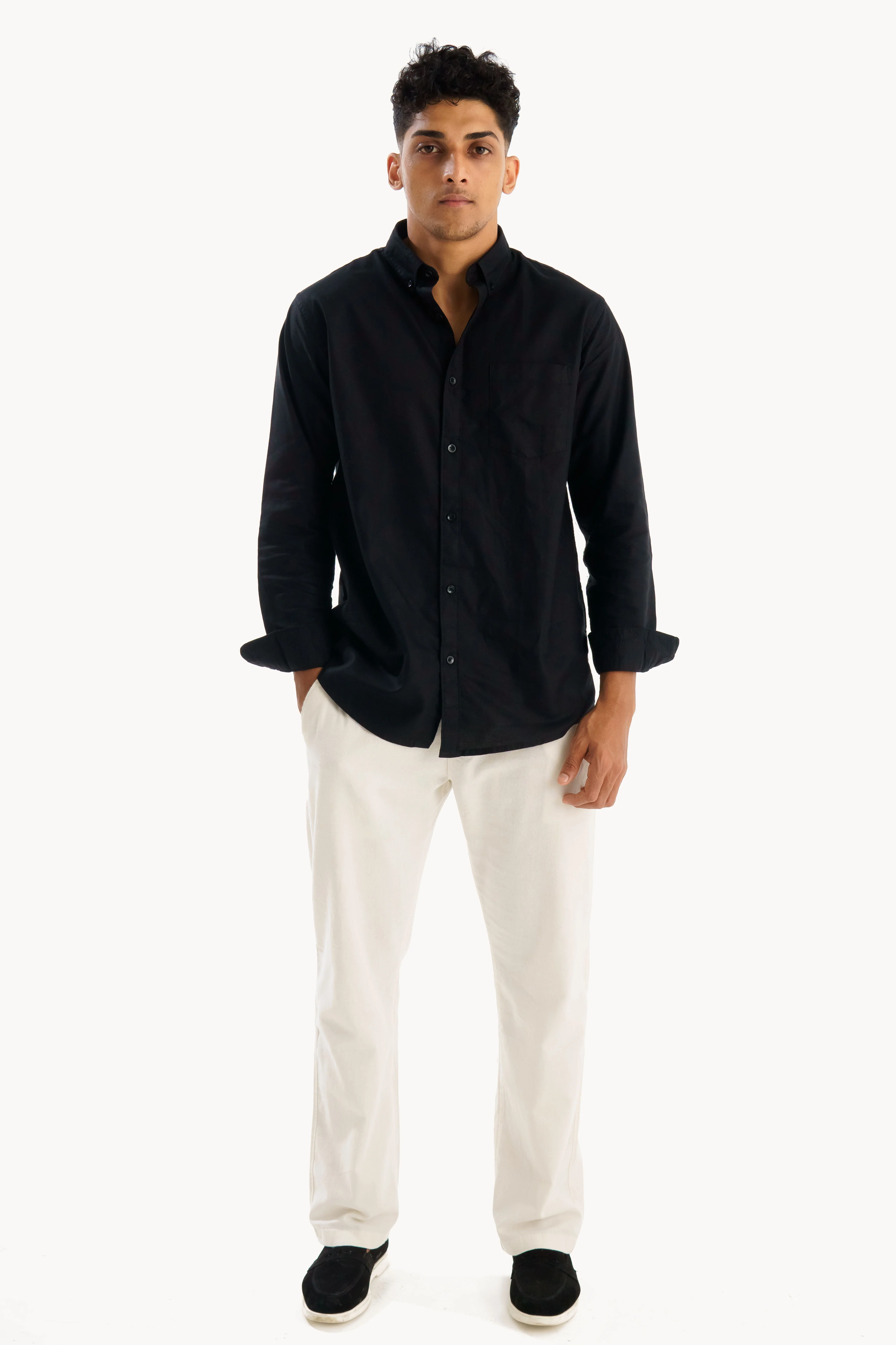 Black Oxford Shirt - Image 3