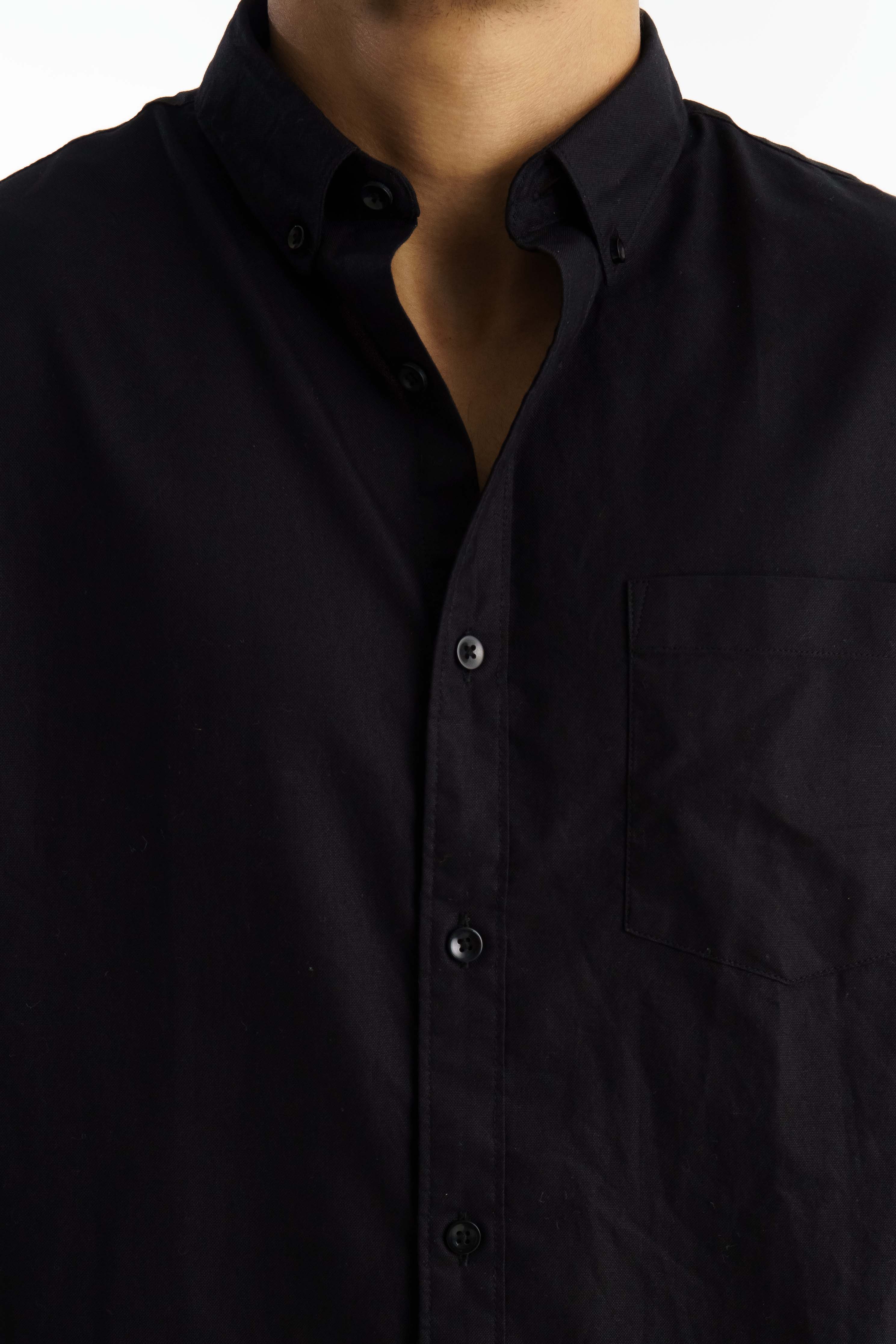 Black Oxford Shirt - Image 5