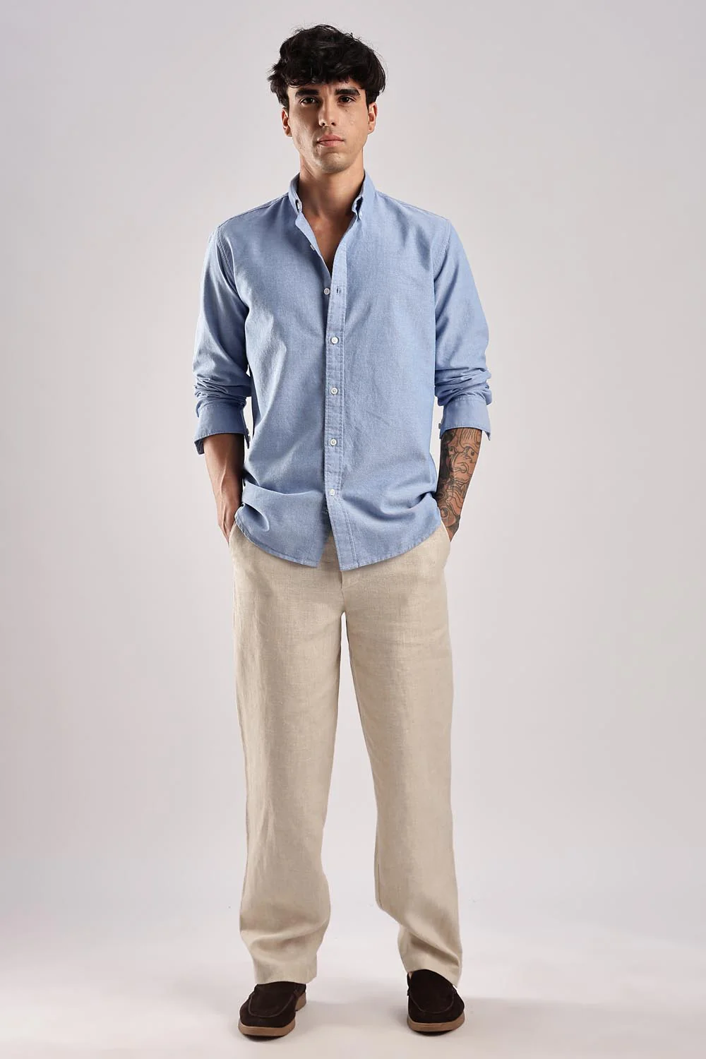 Oxford Blue Shirt - Image 3