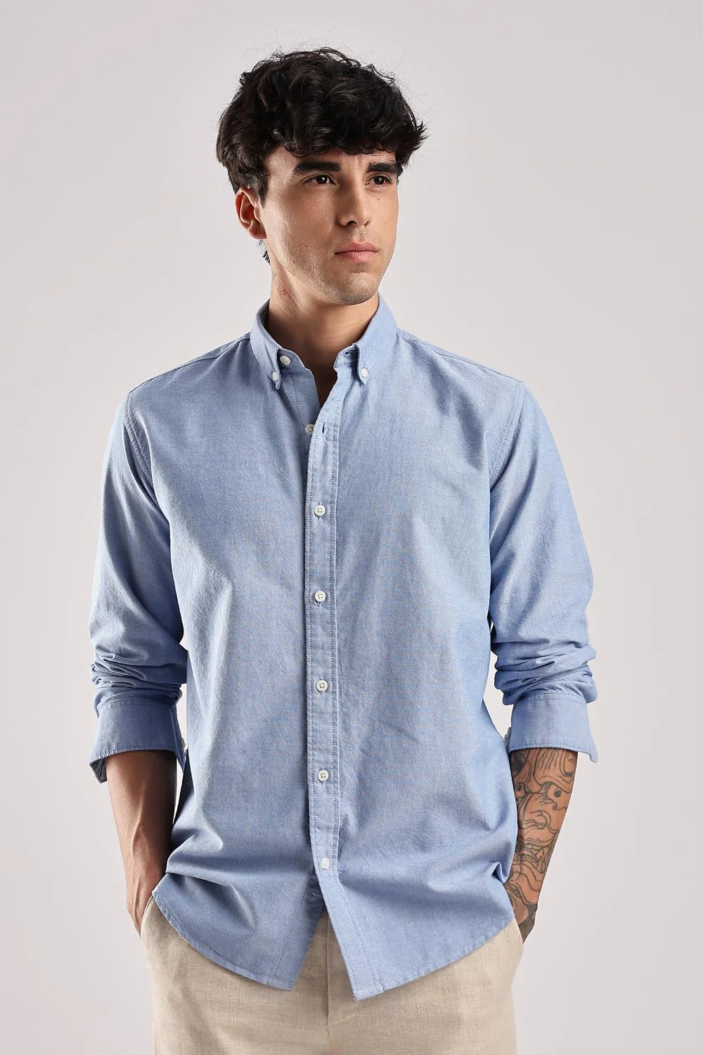 Oxford Blue Shirt - Image 5