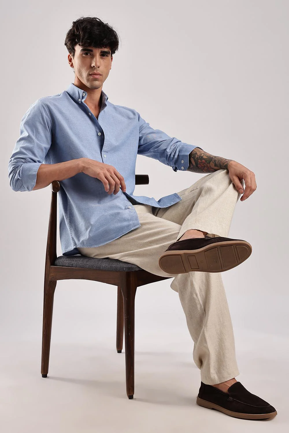 Oxford Blue Shirt - Image 7