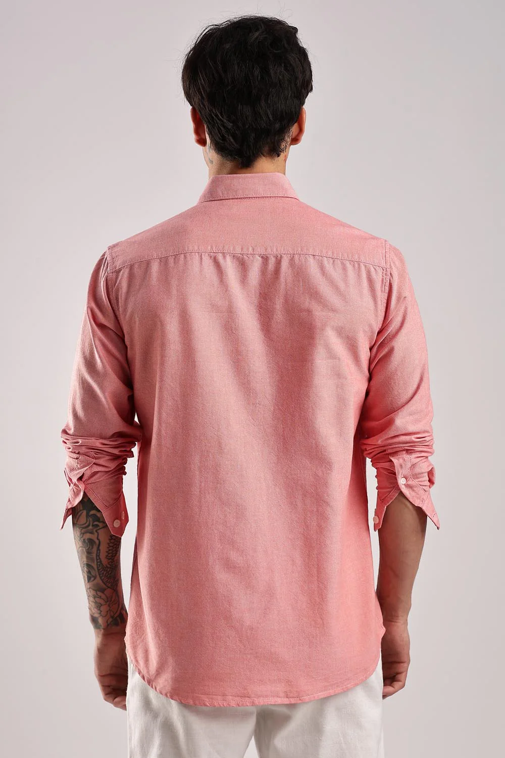 Oxford Hazel Pink Shirt - Image 4