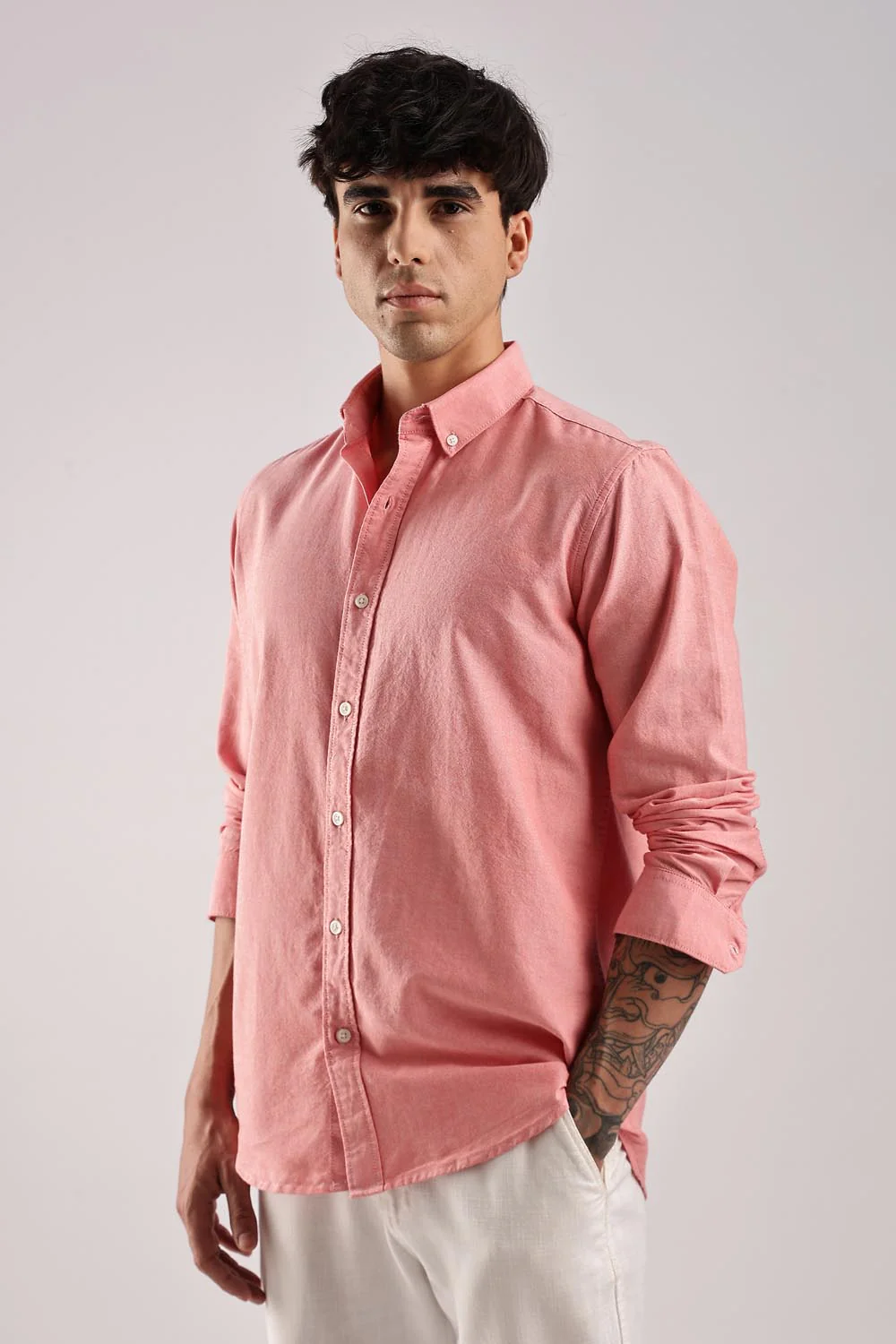 Oxford Hazel Pink Shirt - Image 7