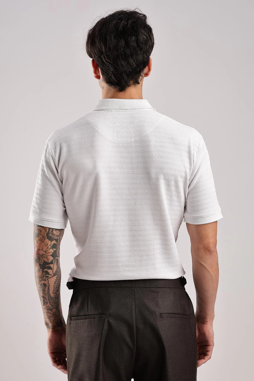 White textured Polos - Image 5