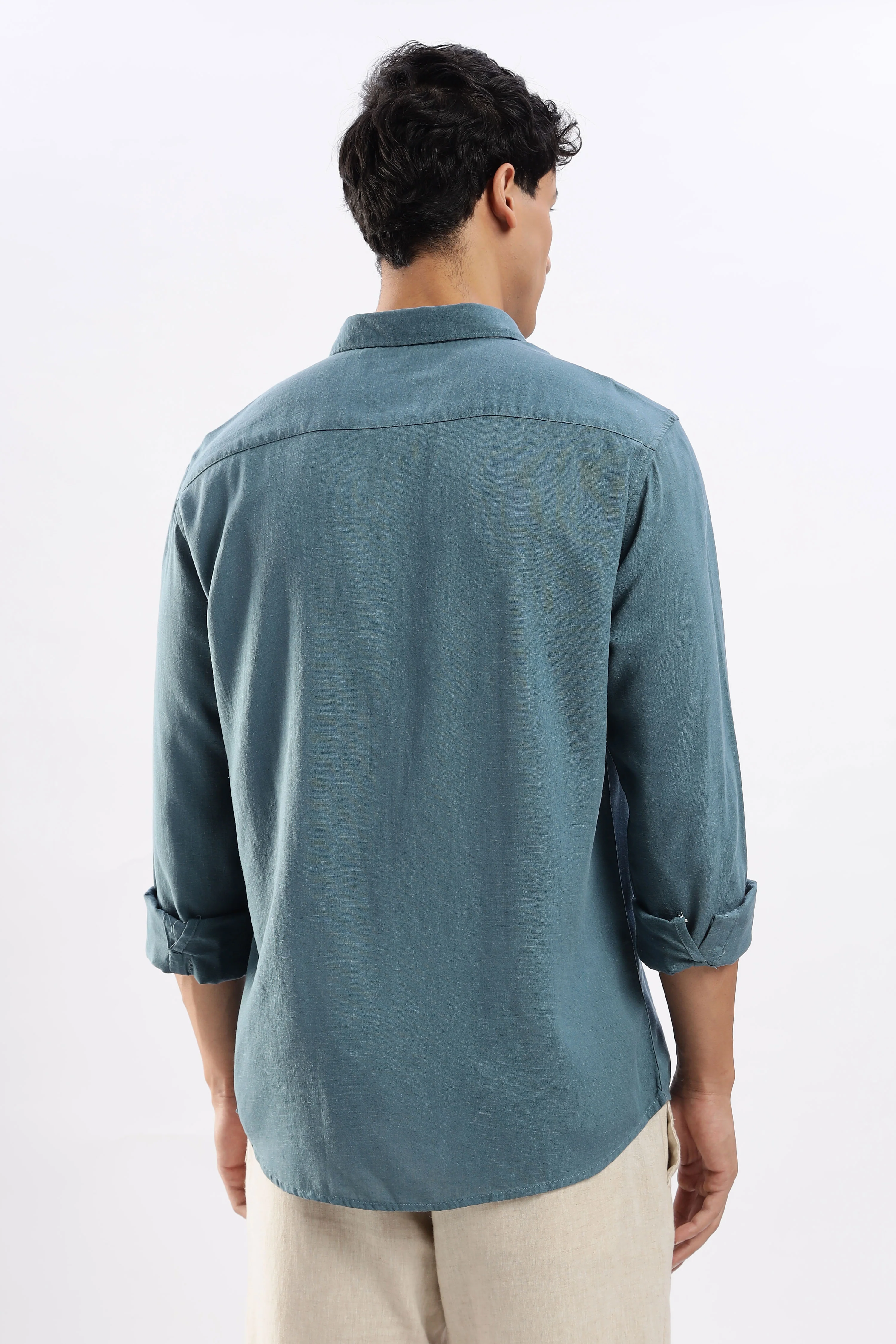 Regular fit Linen Blend Shirt - Image 4