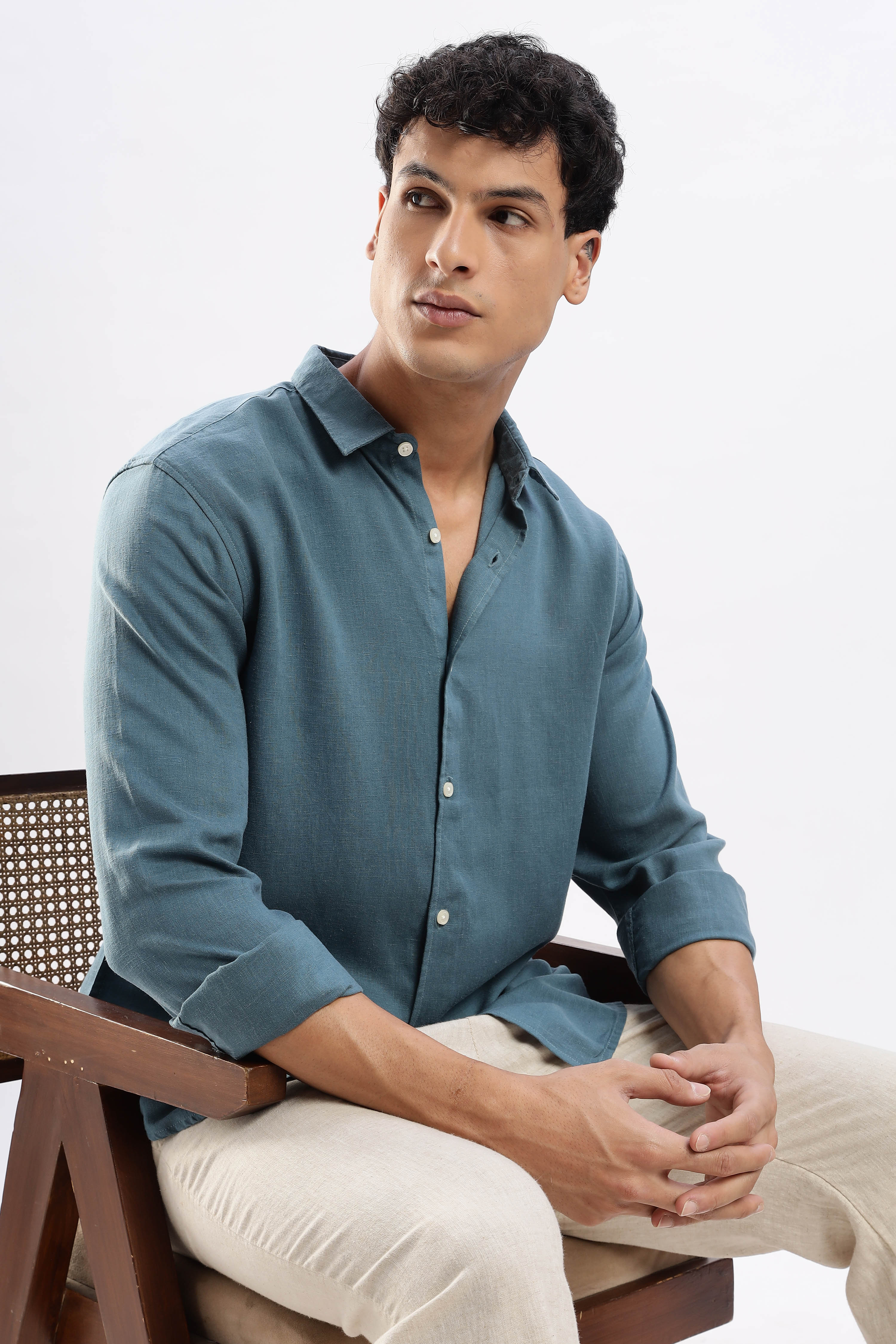 Regular fit Linen Blend Shirt - Image 5