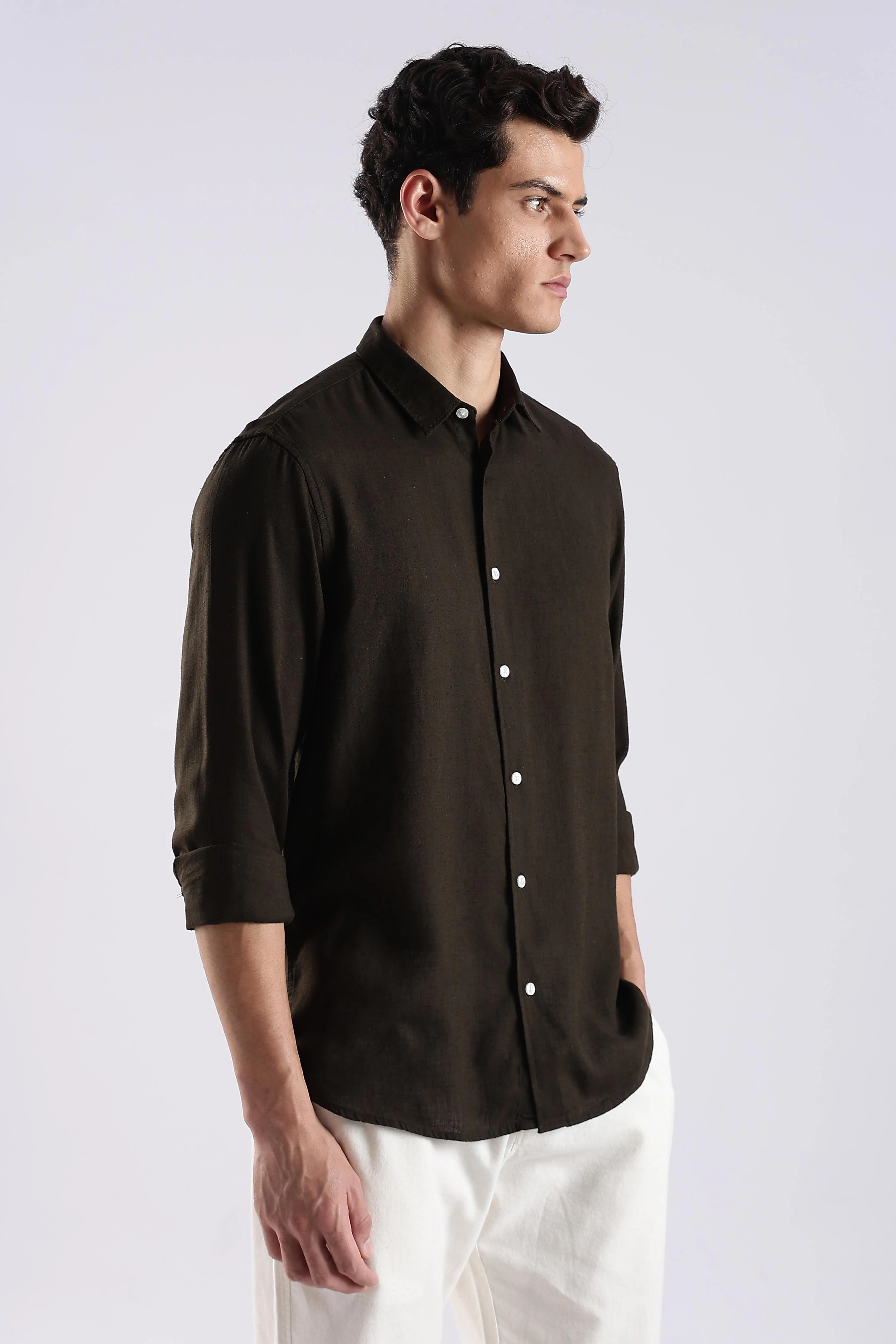 Regular fit Linen Blend Shirt - Image 3