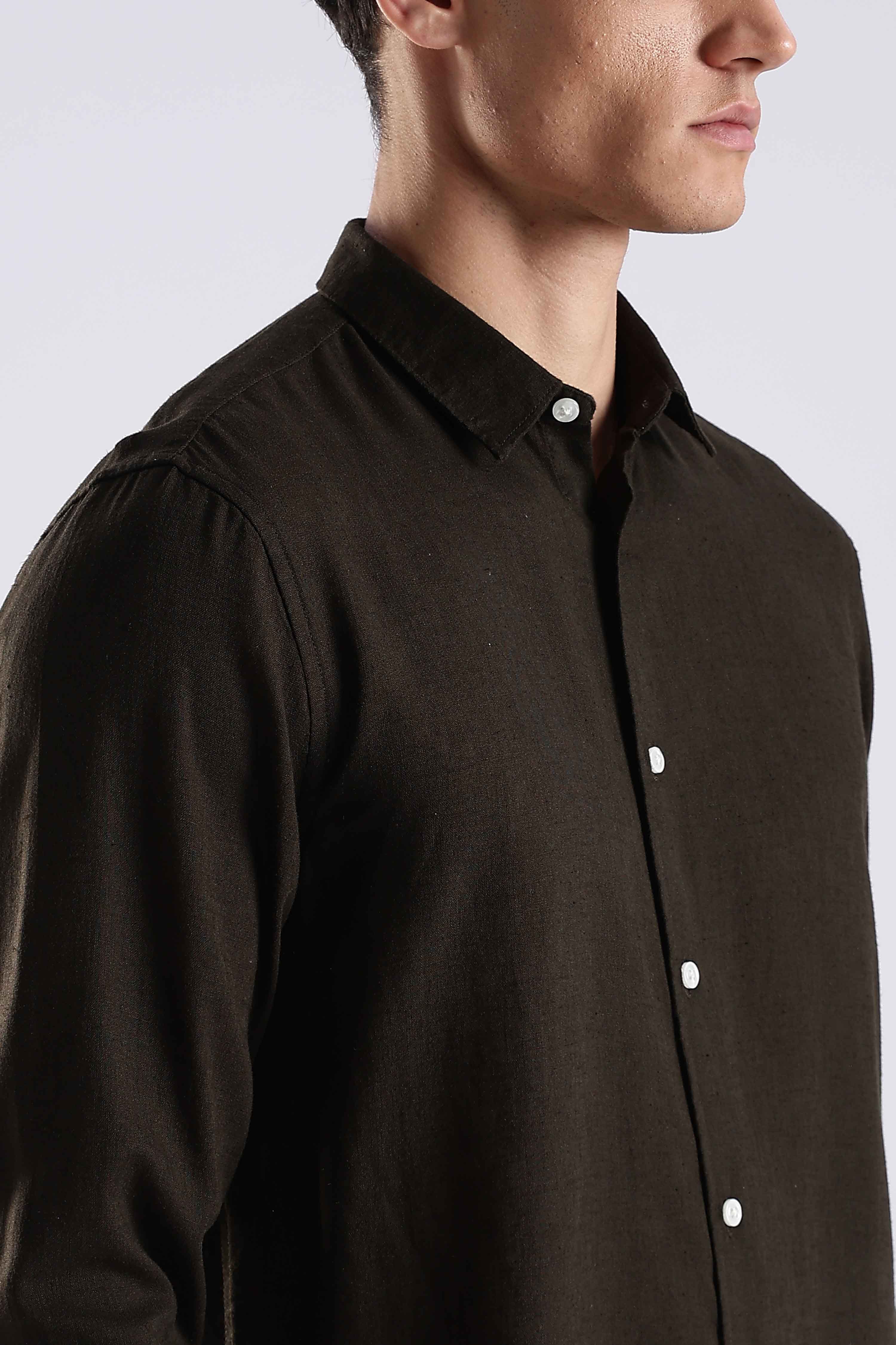 Regular fit Linen Blend Shirt - Image 4