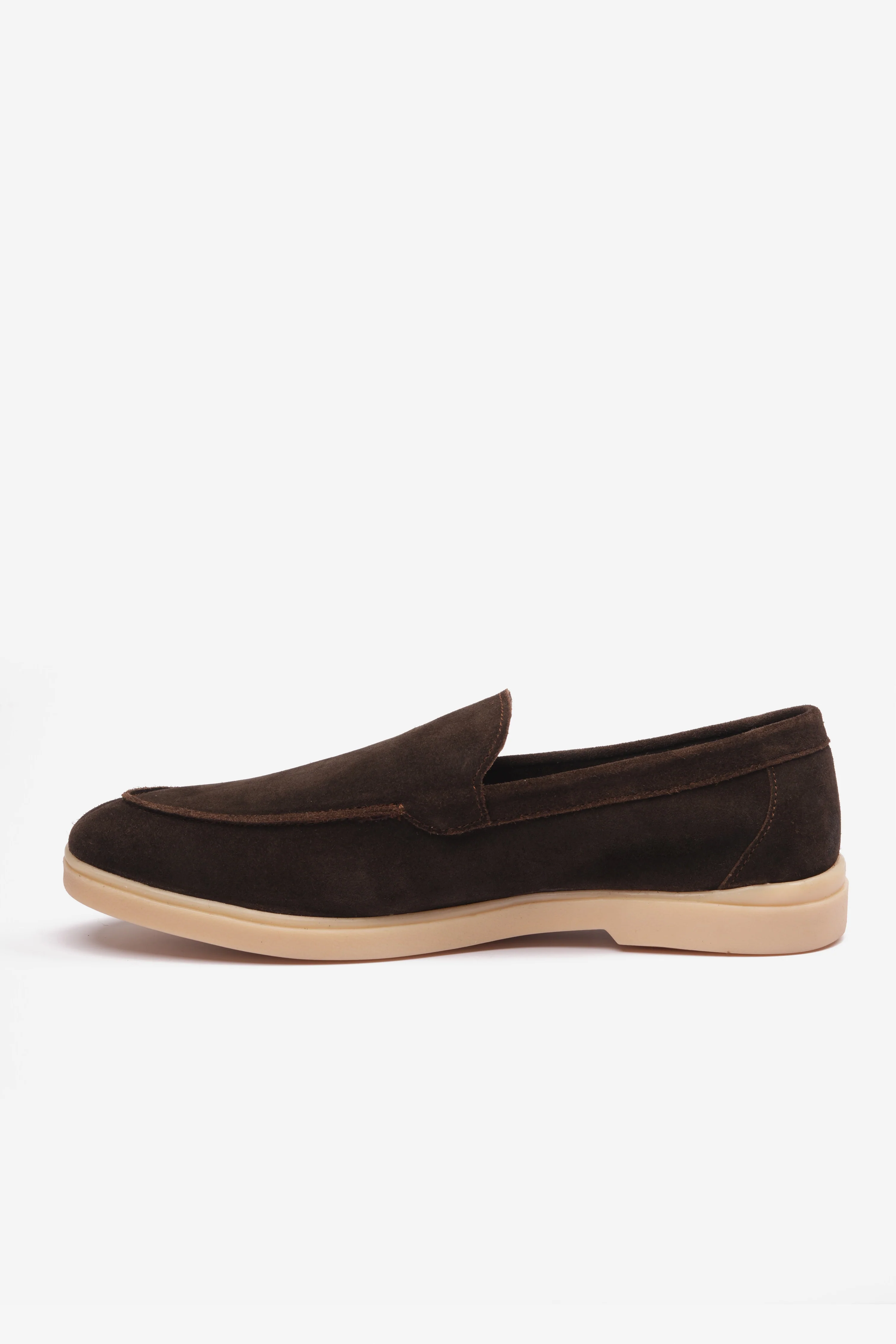 Suede Brown Loafers - Image 3