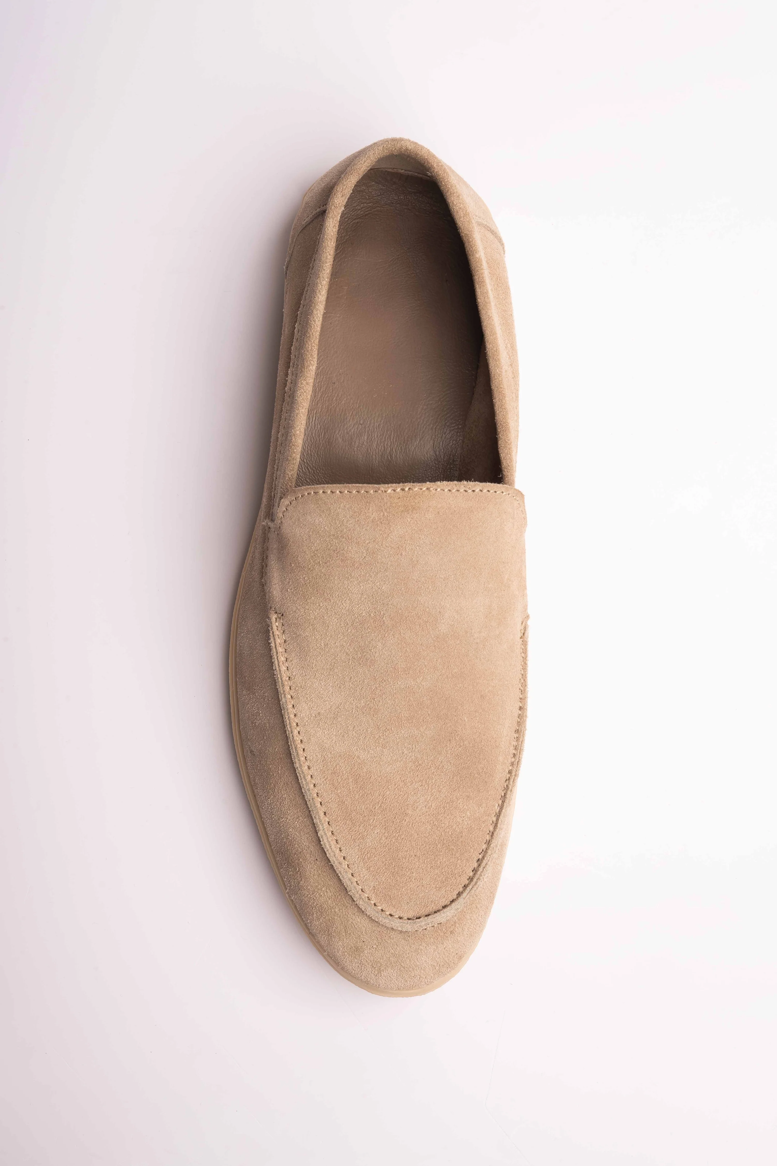 Suede Ivory Loafers - Image 3